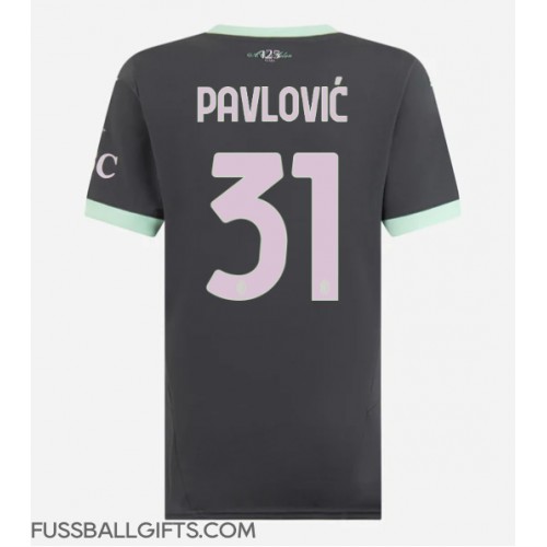 AC Milan Strahinja Pavlovic #31 Fußballbekleidung 3rd trikot Damen 2024-25 Kurzarm